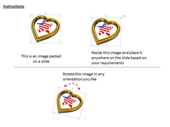 stock_photo_usa_star_inside_golden_heart_symbol_powerpoint_slide_2