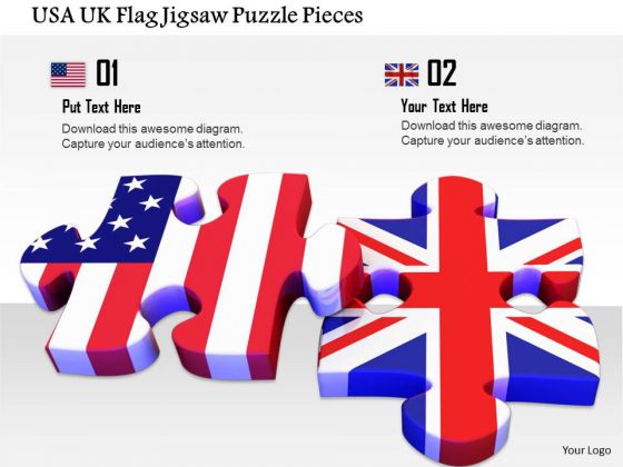 Stock Photo Usa Uk Flag Jigsaw Puzzle Pieces PowerPoint Slide Stock Photo Usa Uk Flag Jigsaw Puzzle Pieces PowerPoint Slide