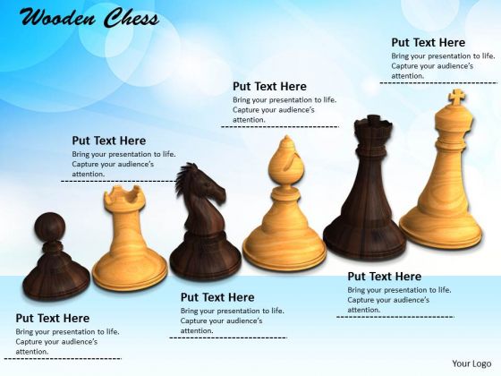 Stock Photo White Black Pieces Of Chess Game PowerPoint Slide