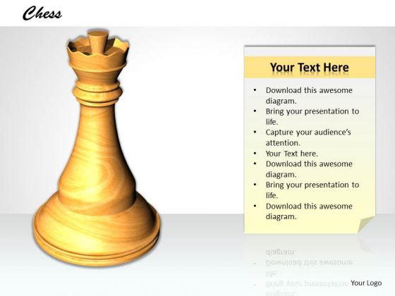 Stock Photo White Chess Pawn PowerPoint Slide Stock Photo White Chess Pawn PowerPoint Slide