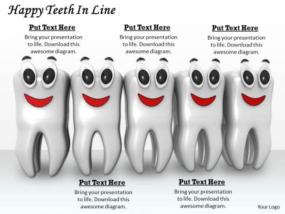Stock Photo White Teeth With Happy Faces PowerPoint Slide Stock Photo White Teeth With Happy Faces PowerPoint Slide