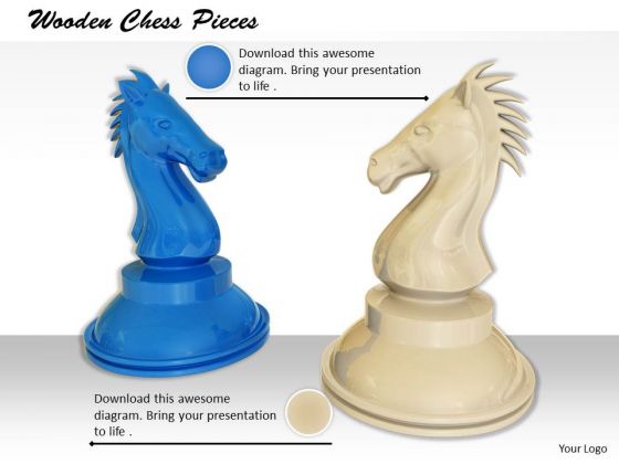 Stock Photo Wooden Chess Pieces PowerPoint Slide Stock Photo Wooden Chess Pieces PowerPoint Slide