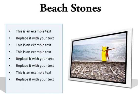 Stones Beach PowerPoint Presentation Slides F