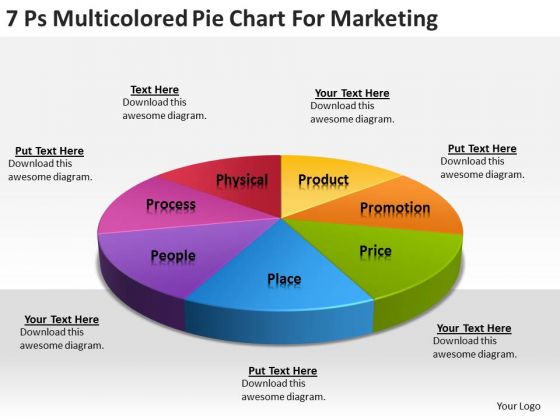 Strategy PowerPoint Template 7 Ps Multicolored Pie Chart For Marketing Ppt Slides Strategy PowerPoint Template 7 Ps Multicolored Pie Chart For Marketing Ppt Slides