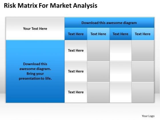 Strategy PowerPoint Template Risk Matrix For Market Analysis Ppt Slides Strategy PowerPoint Template Risk Matrix For Market Analysis Ppt Slides