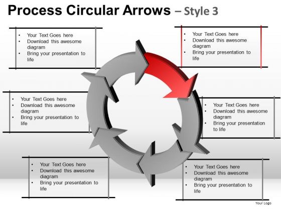 Strategy Process Circular Arrows Editable PowerPoint Slides Strategy Process Circular Arrows Editable PowerPoint Slides