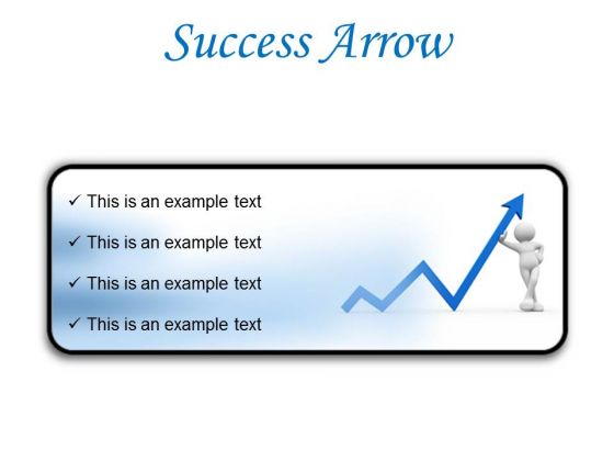 Success Arrow Business PowerPoint Presentation Slides R