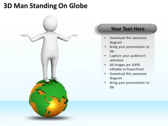 Successful Business Men 3d Man Standing On Globe PowerPoint Templates Ppt Backgrounds For Slides Successful Business Men 3d Man Standing On Globe PowerPoint Templates Ppt Backgrounds For Slides