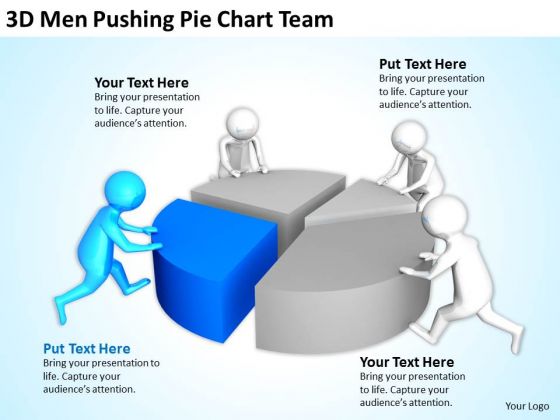 Successful Business Men Pushing Pie Chart Team PowerPoint Templates Ppt Backgrounds For Slides Successful Business Men Pushing Pie Chart Team PowerPoint Templates Ppt Backgrounds For Slides