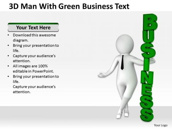 Successful Business Men With Green New PowerPoint Presentation Text Templates Successful Business Men With Green New PowerPoint Presentation Text Templates