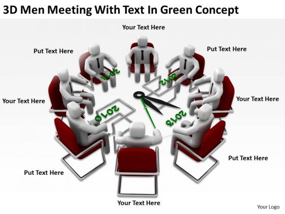 Successful Business People 3d Men Meeting With Text Green Concept PowerPoint Templates Successful Business People 3d Men Meeting With Text Green Concept PowerPoint Templates