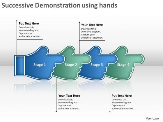 Successive Demonstration Using Hands Business Tech Support PowerPoint Slides Successive Demonstration Using Hands Business Tech Support PowerPoint Slides
