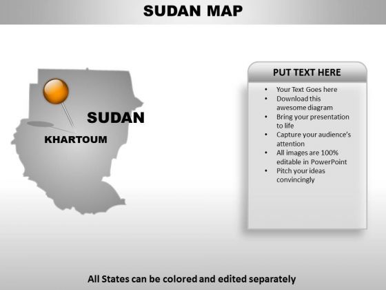 Sudan Country PowerPoint Maps Sudan Country PowerPoint Maps
