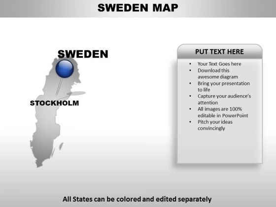 Sweden Country PowerPoint Maps Sweden Country PowerPoint Maps