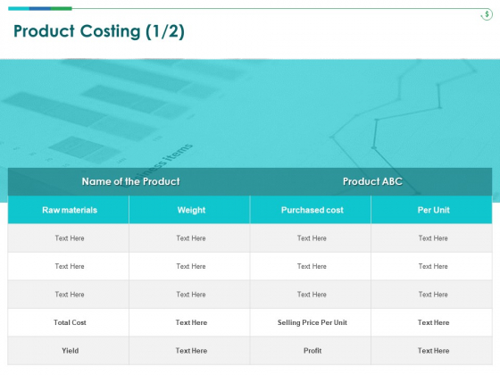 TCM Product Costing Raw Ppt Designs PDF TCM Product Costing Raw Ppt Designs PDF
