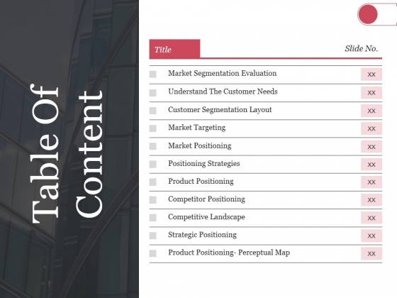 Table Of Content Ppt PowerPoint Presentation Show Sample Table Of Content Ppt PowerPoint Presentation Show Sample