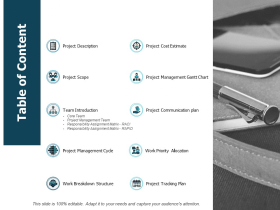 Table Of Content Project Management Cycle Ppt PowerPoint Presentation Inspiration Graphics Template Table Of Content Project Management Cycle Ppt PowerPoint Presentation Inspiration Graphics Template