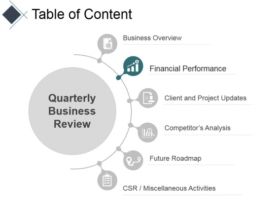 table of content template 1 ppt powerpoint presentation infographics