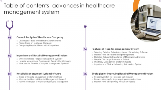 Table Of Contents Advances In Healthcare Management System Topics PDF Table Of Contents Advances In Healthcare Management System Topics PDF