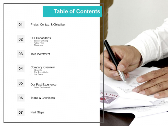 Table Of Contents Experience Ppt PowerPoint Presentation Infographic Template Deck Table Of Contents Experience Ppt PowerPoint Presentation Infographic Template Deck