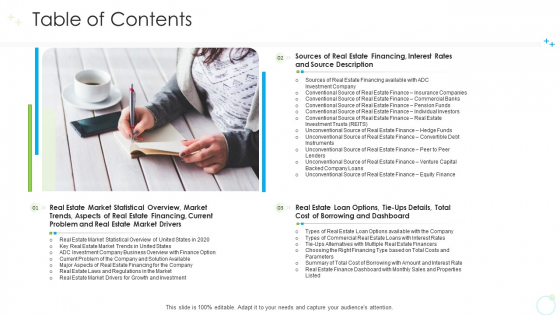 Table Of Contents Ppt Gallery Example File PDF