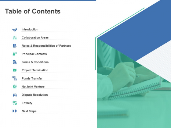 Table Of Contents Ppt PowerPoint Presentation File Layout