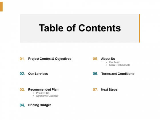 Table Of Contents Ppt PowerPoint Presentation Layouts Slideshow ...
