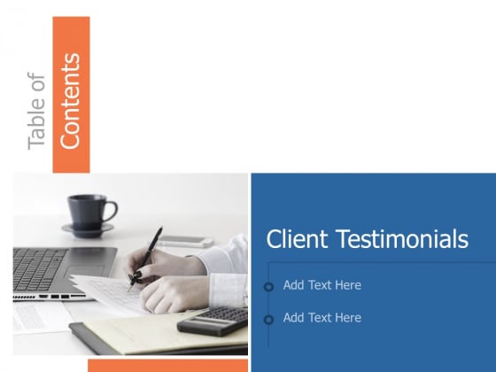 Table Of Contents Testimonials Ppt Powerpoint Presentation Styles Graphics Example Table Of Contents Testimonials Ppt Powerpoint Presentation Styles Graphics Example