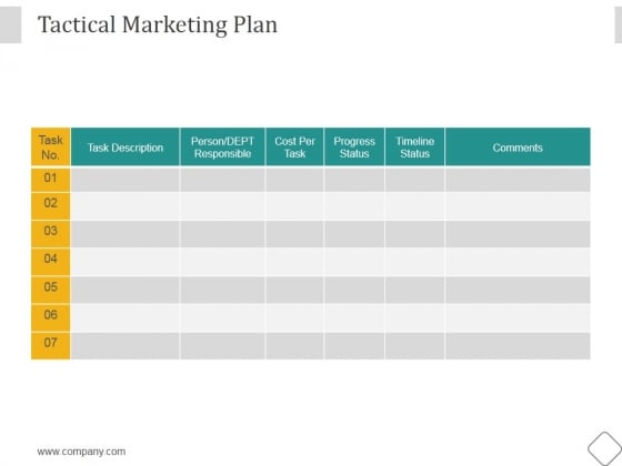 Tactical Marketing Plan Ppt PowerPoint Presentation Show Tactical Marketing Plan Ppt PowerPoint Presentation Show