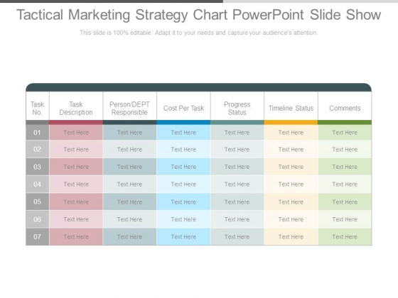Tactical Marketing Strategy Chart Powerpoint Slide Show Tactical Marketing Strategy Chart Powerpoint Slide Show