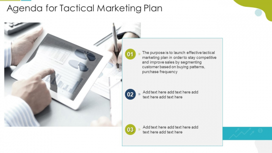 Tactical_Marketing_Strategy_For_Customer_Engagement_Agenda_For_Tactical_Marketing_Plan_Infographics_PDF_Slide_1