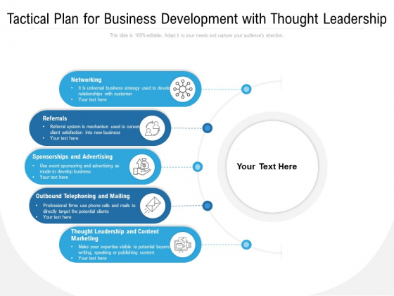 Tactical Plan For Business Development With Thought Leadership Ppt PowerPoint Presentation Outline Deck PDF Tactical Plan For Business Development With Thought Leadership Ppt PowerPoint Presentation Outline Deck PDF