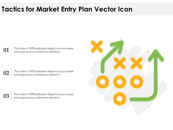Tactics For Market Entry Plan Vector Icon Ppt PowerPoint Presentation Professional Infographic Template PDF