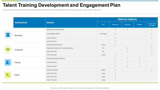 Talent Training Development And Engagement Plan Ppt Infographic Template Shapes PDF Talent Training Development And Engagement Plan Ppt Infographic Template Shapes PDF