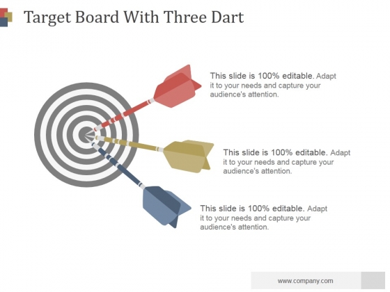 Target Board With Three Dart Ppt PowerPoint Presentation Design Ideas Target Board With Three Dart Ppt PowerPoint Presentation Design Ideas