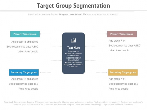 Target Group Segmentation Ppt Slides Target Group Segmentation Ppt Slides