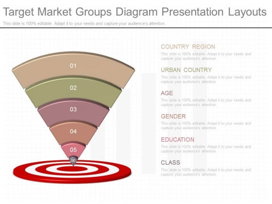 Target Market Groups Diagram Presentation Layouts Target Market Groups Diagram Presentation Layouts