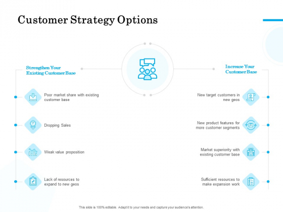 Target Market Segmentation Customer Strategy Options Ppt PowerPoint Presentation Gallery Example PDF