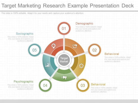 target marketing research example presentation deck target market example