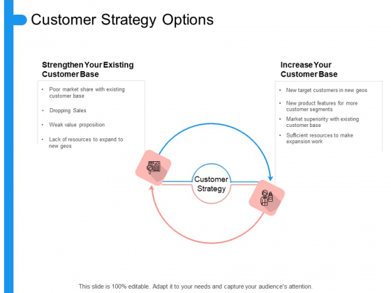 Target Persona Customer Strategy Options Ppt Professional Example PDF