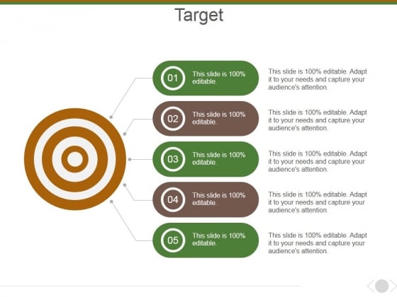 target ppt powerpoint presentation layouts design inspiration