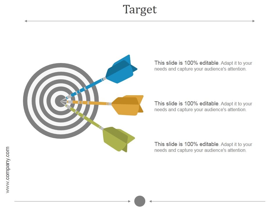 Target Ppt PowerPoint Presentation Template - PowerPoint Templates