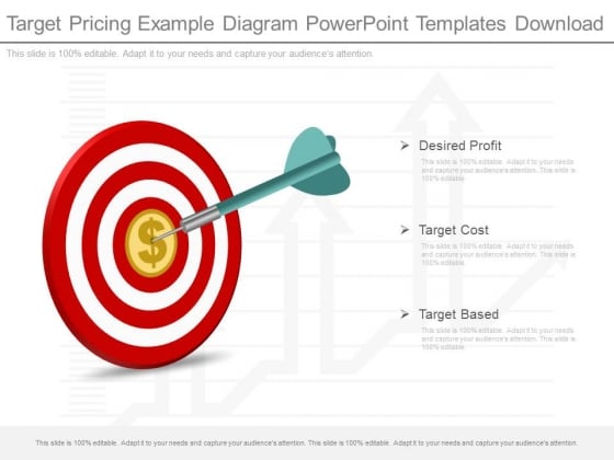 Target Pricing Example Diagram Powerpoint Templates Download