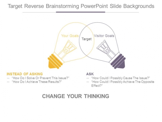 Target Reverse Brainstorming Powerpoint Slide Backgrounds Target Reverse Brainstorming Powerpoint Slide Backgrounds