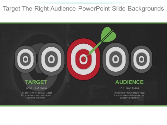 Target The Right Audience Powerpoint Slide Backgrounds Target The Right Audience Powerpoint Slide Backgrounds