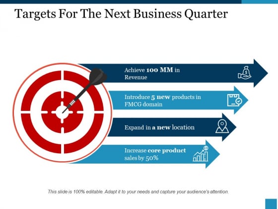 Targets For The Next Business Quarter Ppt PowerPoint Presentation Layouts Objects Targets For The Next Business Quarter Ppt PowerPoint Presentation Layouts Objects