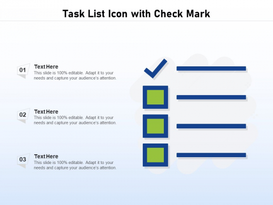 Task List Icon With Check Mark Ppt Ideas Picture PDF Task List Icon With Check Mark Ppt Ideas Picture PDF