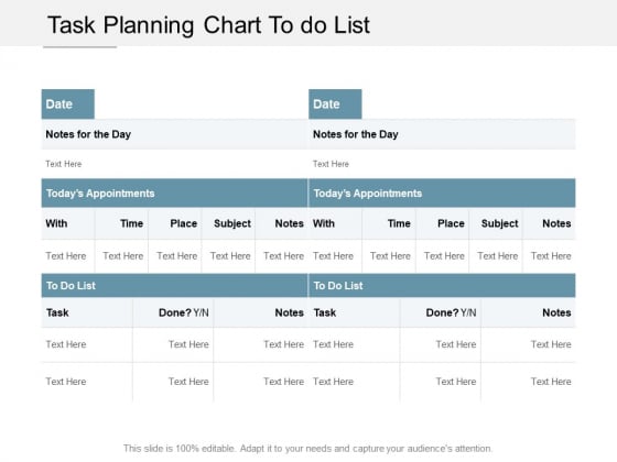 Task Planning Chart To Do List Ppt PowerPoint Presentation Infographics Picture Cpb