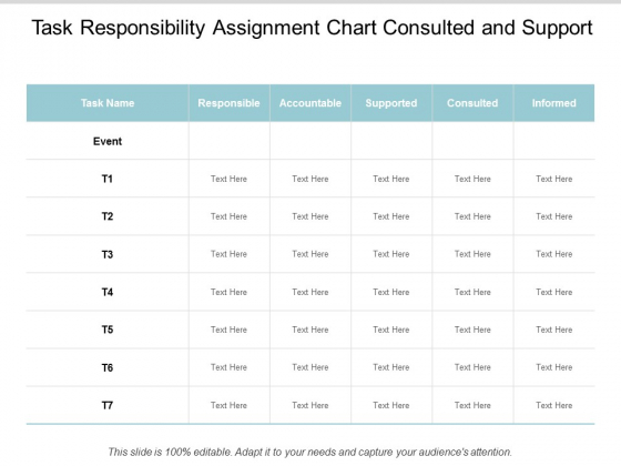 Task Assignment Chart