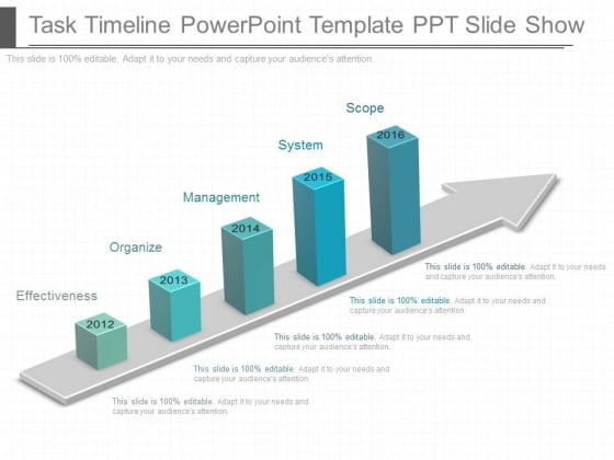 Task Timeline Powerpoint Template Ppt Slide Show Task Timeline Powerpoint Template Ppt Slide Show